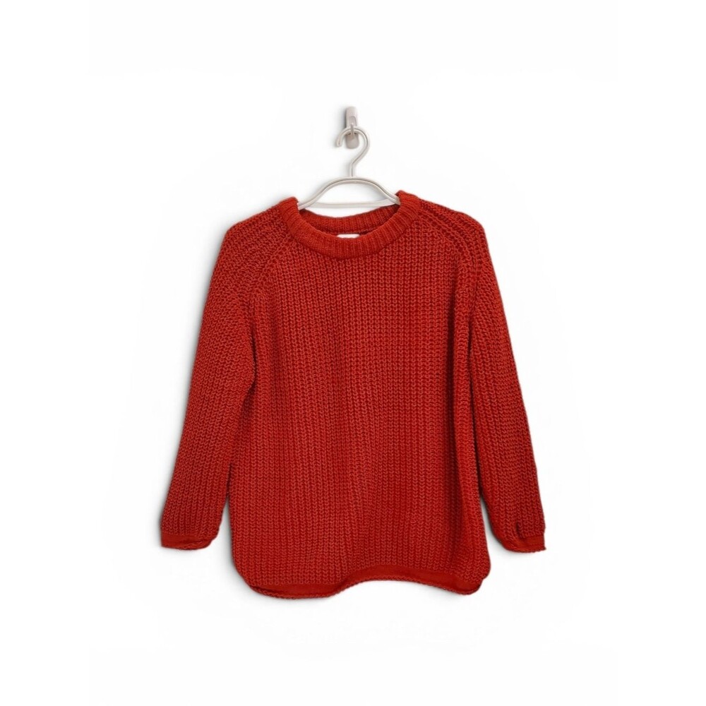 BP Red Chunky Crewneck Sweater